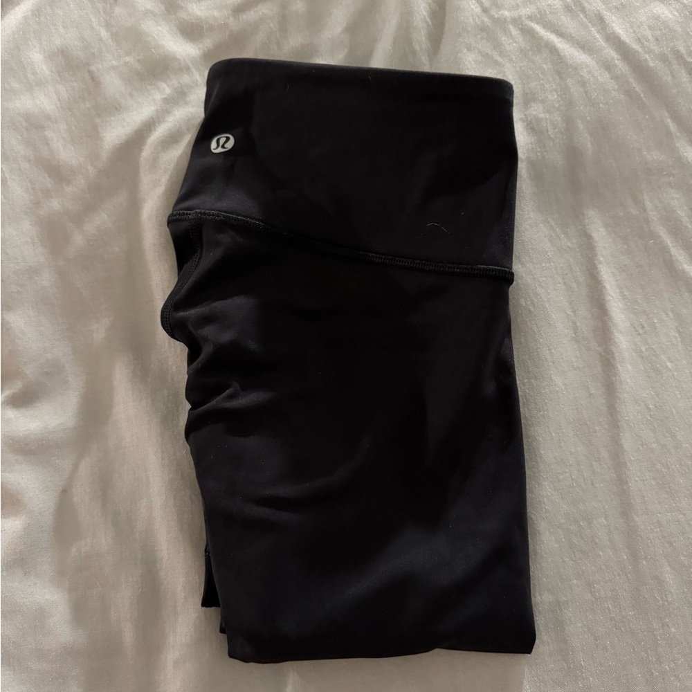lululemon athletica Women's Black Wunder Under Crop Leggings